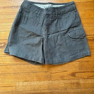North Face Women's Gray Cargo Shorts